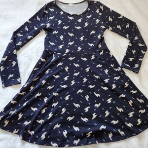 Llama print dress